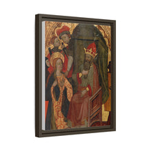 Saint Katherine of Alexandria before the Roman Emperor by Nicolás Solano
