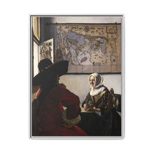Johannes Vermeer’s Officer and Laughing Girl (ca. 1657) - NOMADEN ART GALLERY
