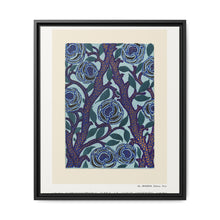 Flower pattern Art Deco stencil print in oriental style - NOMADEN ART GALLERY