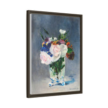 Flores en un jarrón de cristal (c.1882) de Edouard Manet.