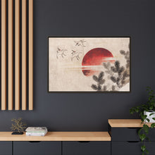 Katsushika Hokusai's birds and sunset, from Album of Sketches (1814) - NOMADEN ART GALLERY