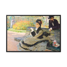 Camille Monet (1847–1879) on a Garden Bench (1873) by Claude Monet - NOMADEN ART GALLERY