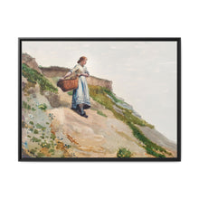 Girl Carrying a Basket (1882) by Winslow Homer - NOMADEN ART GALLERY