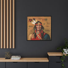 Indian chief portrait illustration