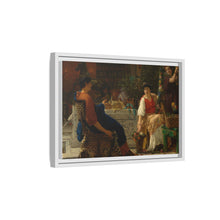 Preparations for the Festivities (The Floral Wreath) (1866) by Sir Lawrence Alma Tadema
