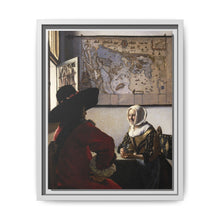 Johannes Vermeer’s Officer and Laughing Girl (ca. 1657) - NOMADEN ART GALLERY