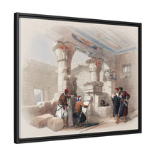 Deir el Medina (Dayr al Madinah) is an ancient Egyptian village which was home to the artisans who worked on the tombs in the Valley of the Kings illustration by David Roberts
