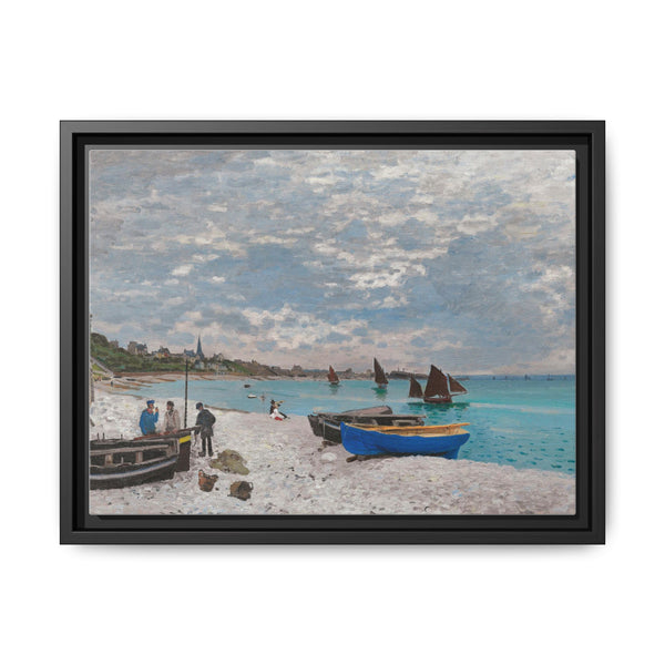 The Beach at Sainte-Adresse (1867) by Claude Monet - NOMADEN ART GALLERY