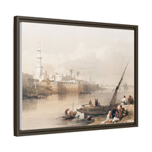View on the Nile ferry to Gizeh illustration by David Roberts (1796–1864) - Decorative Wall Art