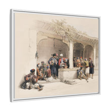 The coffee shop illustration by David Roberts (1796–1864)
