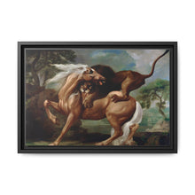 A Lion Attacking a Horse (1762) by George Stubbs. - NOMADEN ART GALLERY