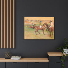 Caballos de carreras (ca. 1885-1888) de Edgar Degas 