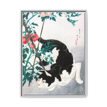 Cat with Tomato Plant (1931) print in high resolution by Hiroaki Takahashi - NOMADEN ART GALLERY