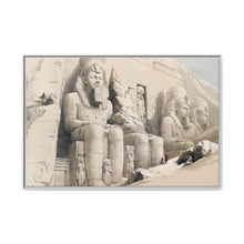 The Great Temple of Aboo Simble Nubia illustration by David Roberts (1796–1864) - NOMADEN ART GALLERY