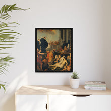 Saint Francis Xavier preaching and healing. Oil painting after Peter Paul Rubens.