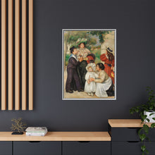 La familia del artista (La Famille de l'artiste) (1896) de Pierre-Auguste Renoir. 
