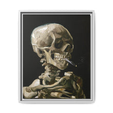 Vincent van Gogh's (1886) Head of a skeleton with a burning cigarette - Vintage Wall Art - NOMADEN ART GALLERY