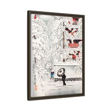 Snow at Asakusa, Yedo, Musashi Province print in high resolution by Hiroaki Takahashi (1871–1945)
