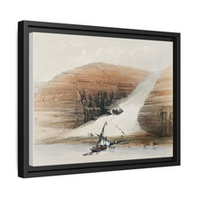 Excavated temples of Aboosimble (Abu Sunbul) Nubia illustration by David Roberts (1796–1864)