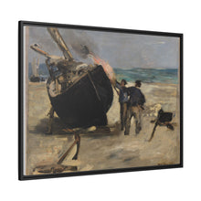 Tarring the Boat (Le Bateau goudronné) de Édouard Manet