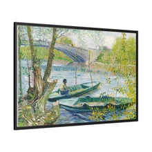 Fishing in Spring, the Pont de Clichy (Asnières) (1887) by Vincent Van Gogh - NOMADEN ART GALLERY