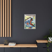 Hokusai's The Yoshitsune horse-washing falls at Yoshino, Izumi Province (1833–1834) - NOMADEN ART GALLERY
