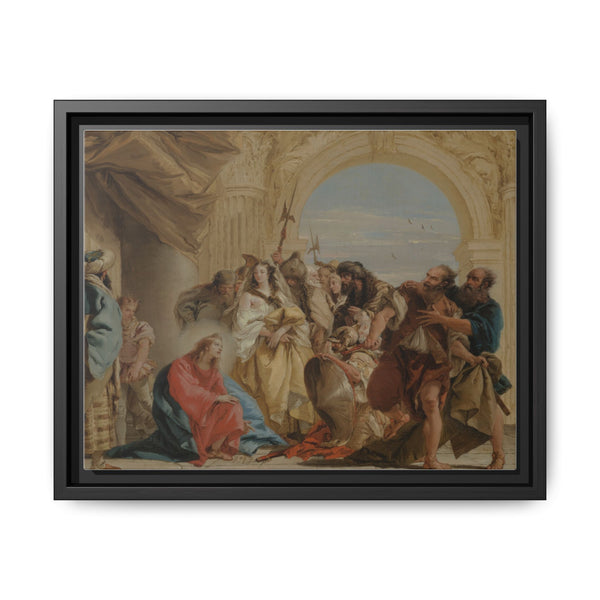 Christ and the Woman Taken in Adultery by Giovanni Domenico Tiepolo - NOMADEN ART GALLERY