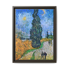 Vincent van Gogh's Road with Cypress and Star (1890) - NOMADEN ART GALLERY