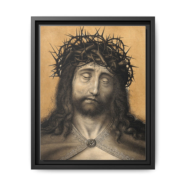 Christ as the Man of Sorrows. Colour lithograph by N.J. Strixner, 1818, after Q. Matsys. - NOMADEN ART GALLERY