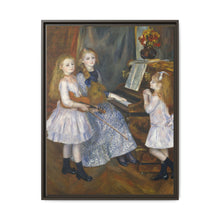 The Daughters of Catulle Mendès, Huguette (1871–1964), Claudine (1876–1937), and Helyonne (1879–1955) (1888) by Pierre-Auguste Renoir - NOMADEN ART GALLERY