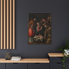 Adoration of the Shepherds with Saints Francis and Saint Carlo Borromeo by Antonio d Enrico called Tanzio da Varallo