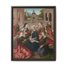 The Virgin and Child with Four Holy Virgins (c. 1495 - c. 1500) by Master of the Virgo inter Virgines - NOMADEN ART GALLERY