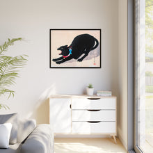 Black Cat Hissing 20th century print in high resolution by Hiroaki Takahashi