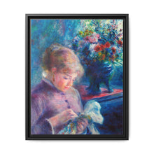Young Woman Sewing (1879) by Pierre-Auguste Renoir. - NOMADEN ART GALLERY