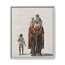 Indian Gouache Painting: Elephant Procession - NOMADEN ART GALLERY