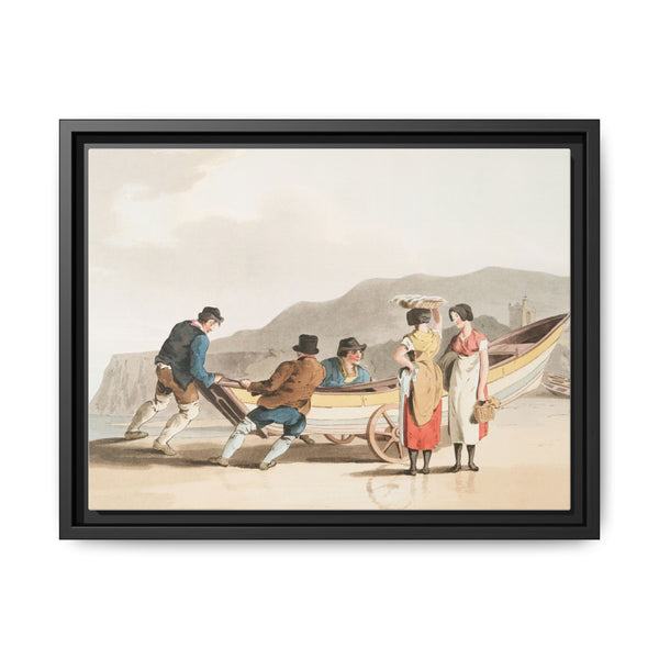 Illustration of fishermen from The Costume of Yorkshire (1814) by George Walker - NOMADEN ART GALLERY