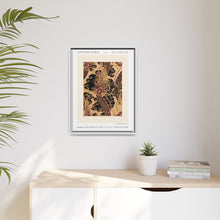 Flower pattern Art Deco stencil print in oriental style. Original from our own 1914 edition of Samarkande
