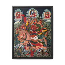 Tse Mara , a form of Dharmapala (protector of teachings), guardian of the Samye Monastery. Gouache painting by a Tibetan artist - NOMADEN ART GALLERY