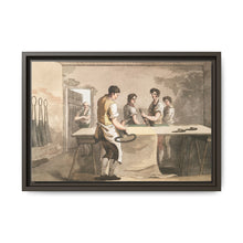 Illustration of the cloth dresser from The Costume of Yorkshire (1814) by George Walker - NOMADEN ART GALLERY