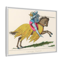 French Knight, 14th Century: Vintage Equestrian Art by Paul Mercuri (1860)