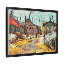 The Factory (1887) by Vincent Van Gogh. Original from the Barnes Foundation. - NOMADEN ART GALLERY