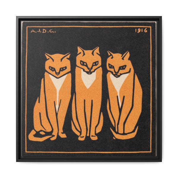 Three cats (1916) by Julie de Graag - NOMADEN ART GALLERY