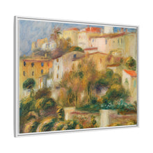 Casas en una colina (Groupe de maisons sur un coteau) de Pierre Auguste Renoir 