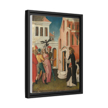 Saint Peter Martyr Exorcizing a Woman Possessed by a Devil by Antonio Vivarini