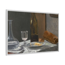 Claude Monet's Still Life with Bottle, Carafe, Bread, and Wine (ca. 1862-1863) - NOMADEN ART GALLERY