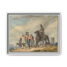 Three Armed Riders Escorting Prisoners near Reims (1825) by Peter von Hess - NOMADEN ART GALLERY