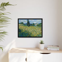 Vincent van Gogh's Green Wheat Field with Cypress (1889) - NOMADEN ART GALLERY
