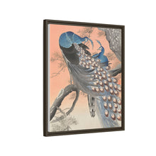 Two peacocks on tree branch (1900 - 1930) by Ohara Koson