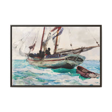 Schooner–Nassau (ca. 1888–1889) by Winslow Homer - NOMADEN ART GALLERY