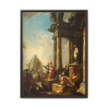 Alexander the Great at the Tomb of Achilles (ca. 1718-1719 (Baroque) by Giovanni Paolo Panini - NOMADEN ART GALLERY
